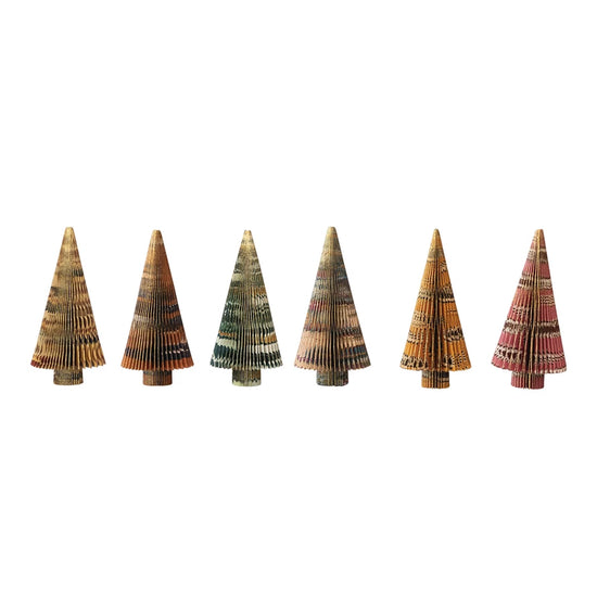 Printed Paper Folding Honeycomb Trees