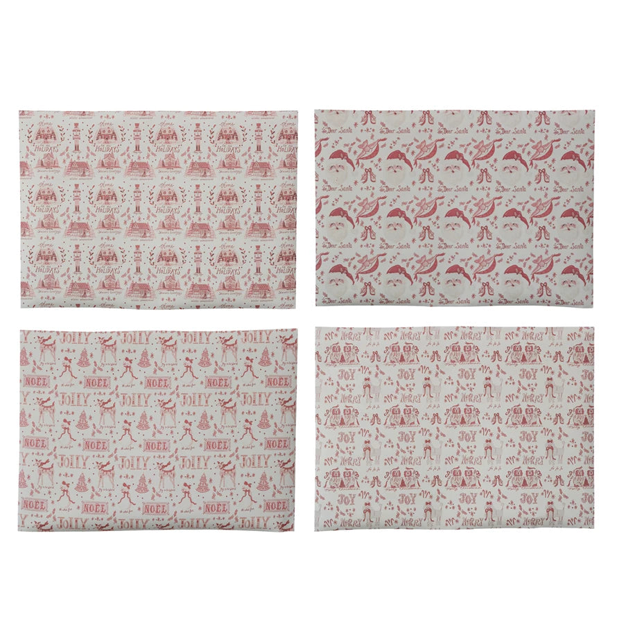 Christmas Wrapping Paper Sheets