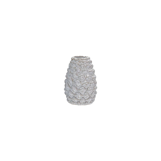 Small Stoneware Pinecone Candle Holder