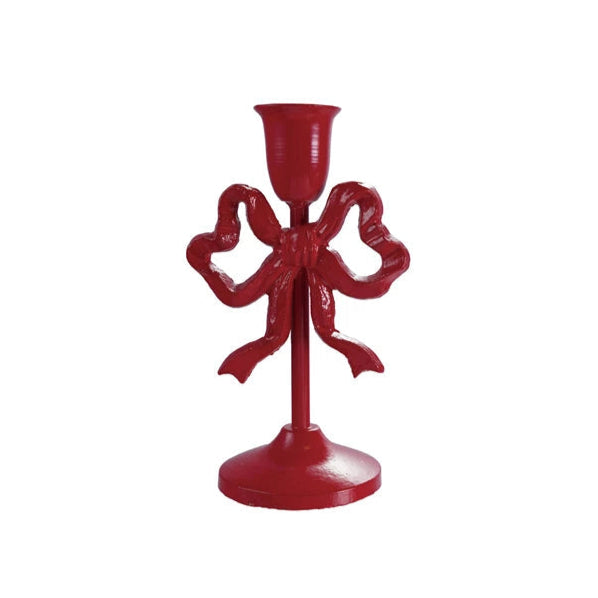 Metal Bow Candle Holder