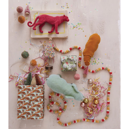 Flocked Resin Cheetah