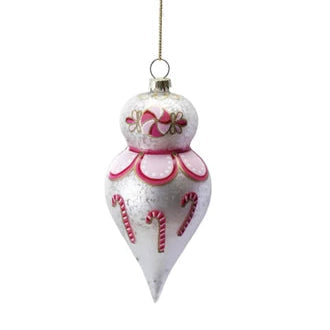 Antique Glass Painted Ornament