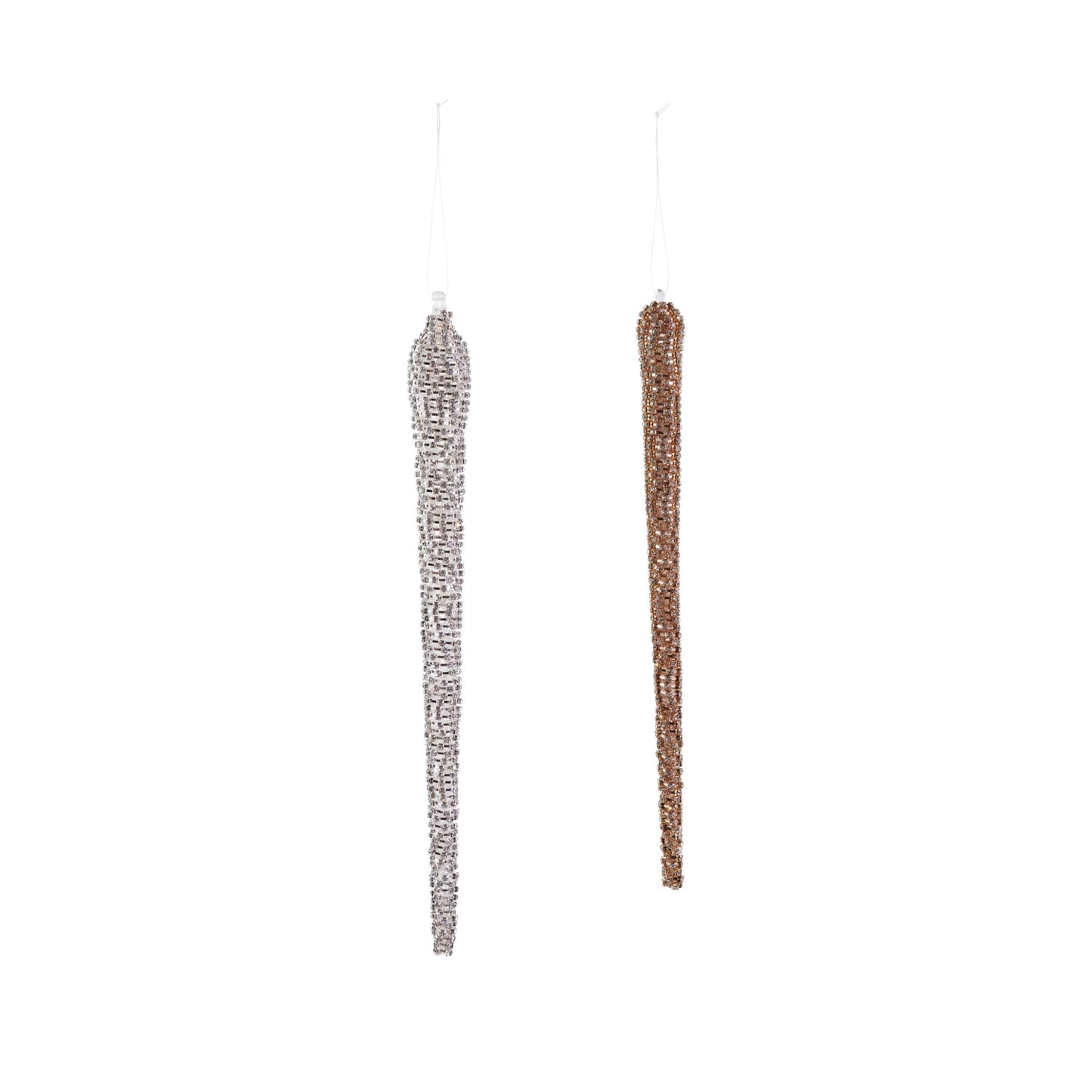 Rhinestone Icicle Ornament