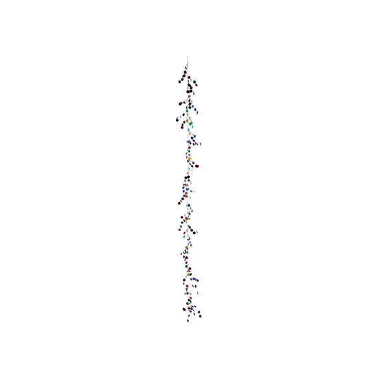 Holographic Confetti Garland with LED Lights