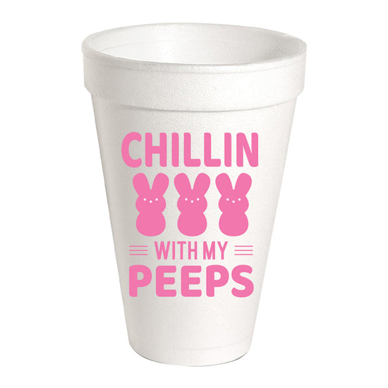 Chillin With My Peeps Cup Sleeve