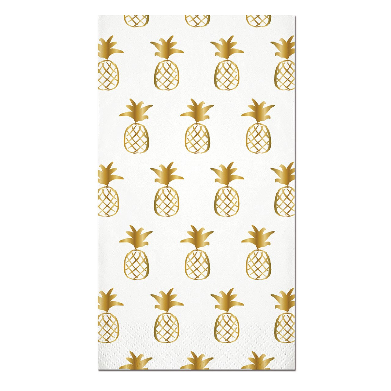 Gold Pineapple Guest Towels