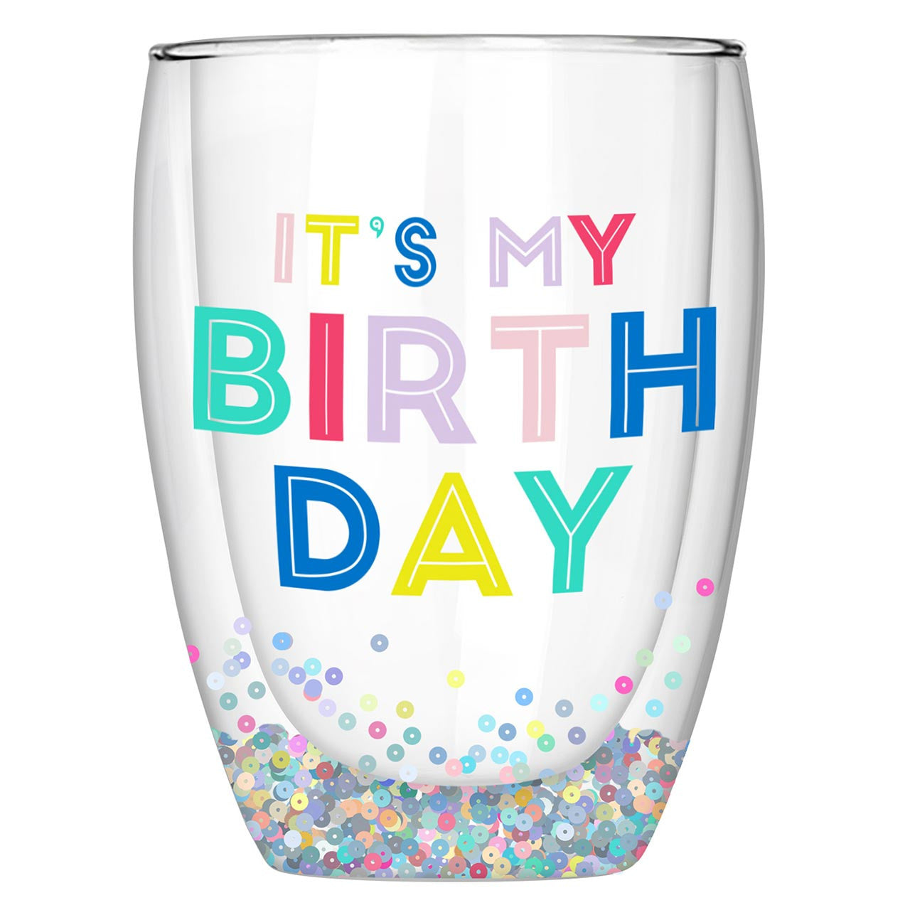 It's My Birthday Double Walled Confetti Cup