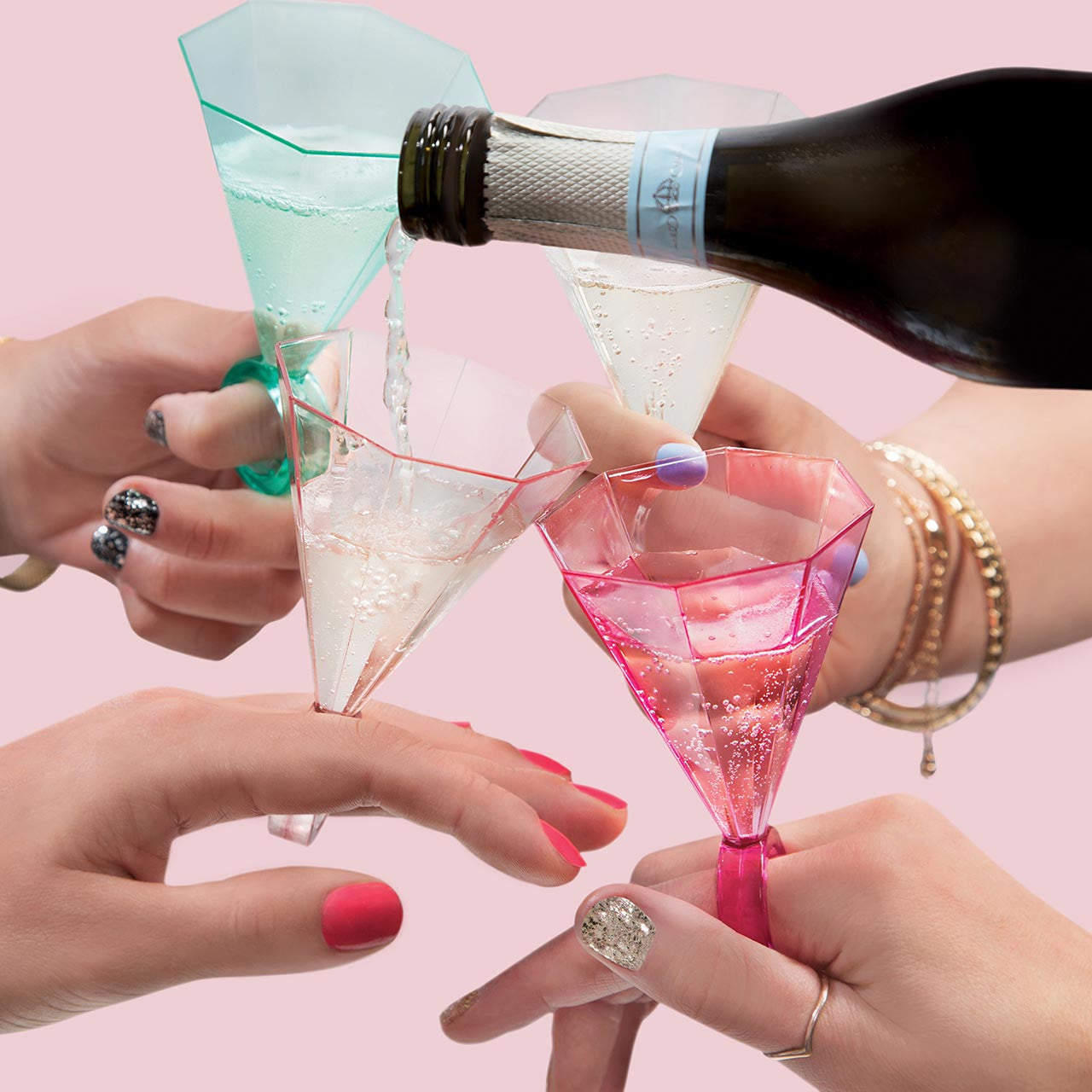 Clear Ring Shot Glass