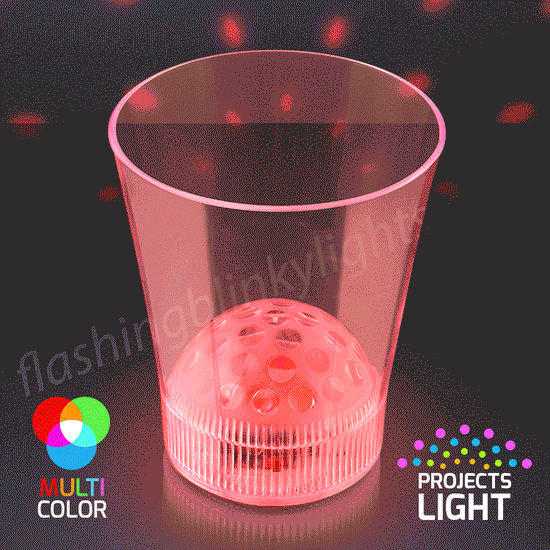 Disco Ball Light Projecting LED Cup