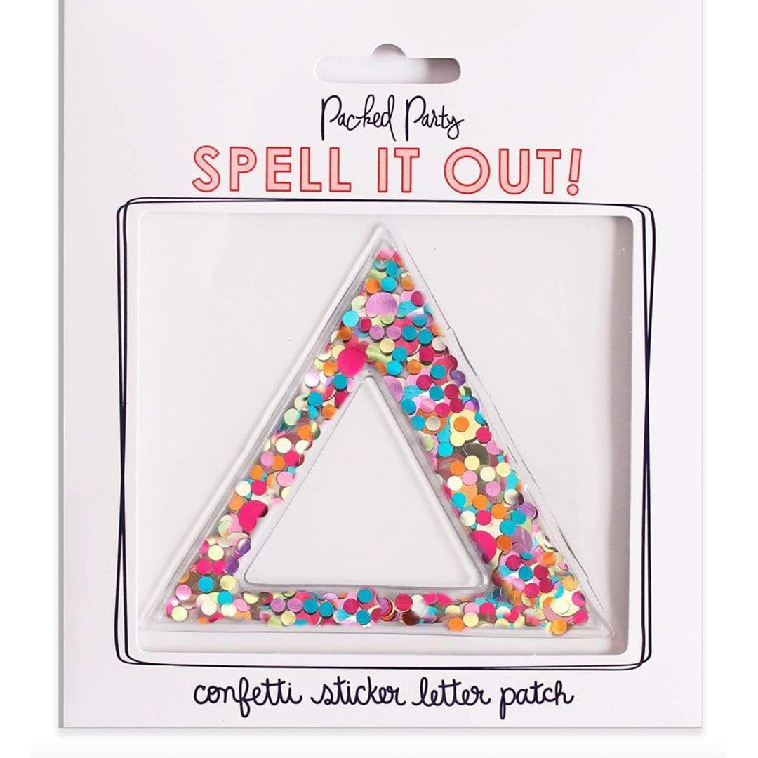 Stick To It Confetti Greek Letter