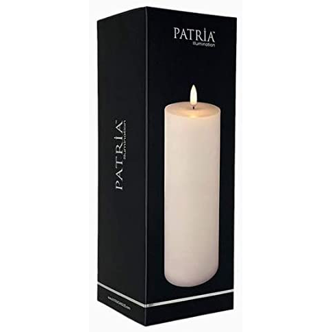 Load image into Gallery viewer, 8&amp;quot; Ivory Patria Candle
