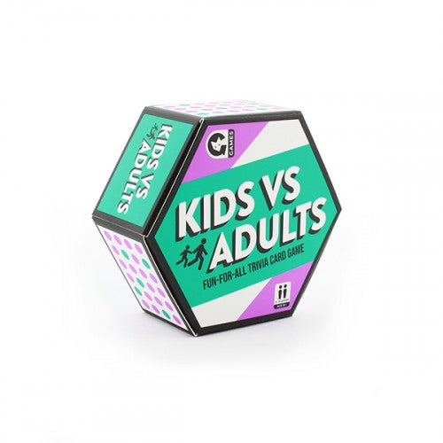 Kids Vs. Adults Trivia Card Game
