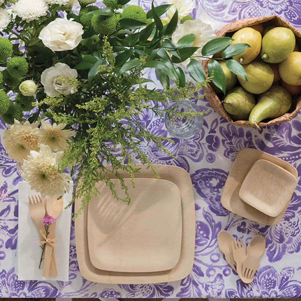 Square Bamboo Dinner Plate