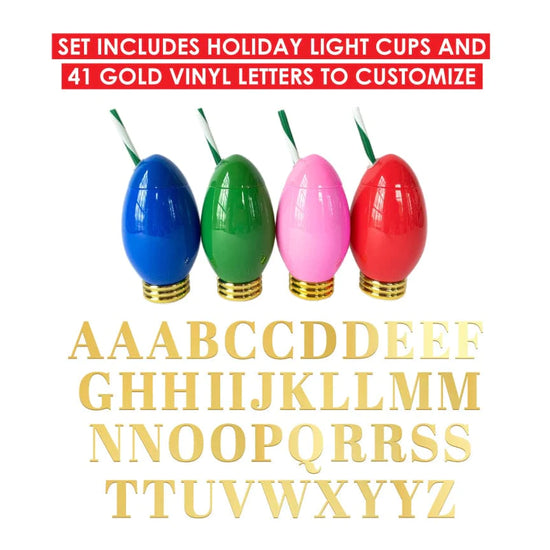 Minglin Mini Customizable Holiday Light Cups