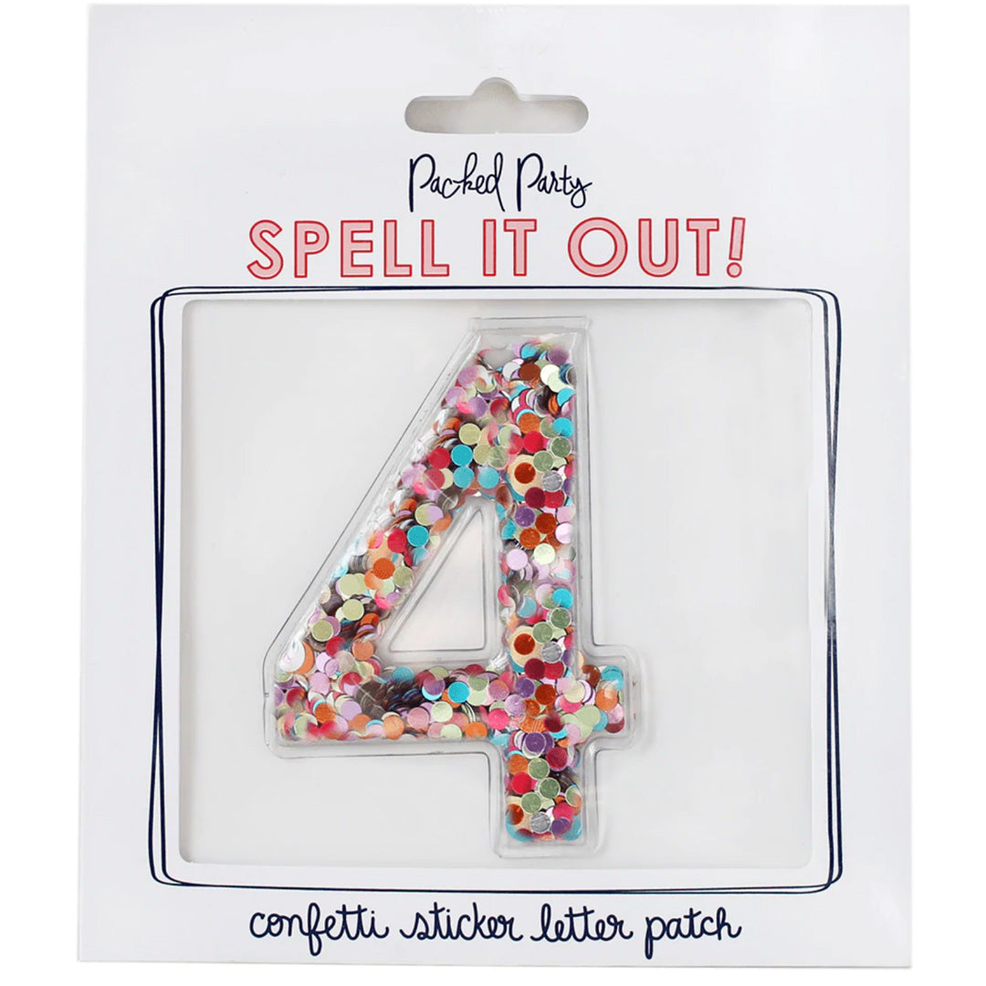 Stick To It Confetti Numbers Pack