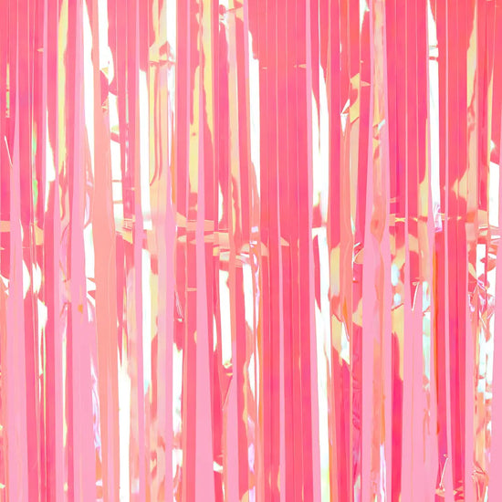 Hot Pink Foil Curtain
