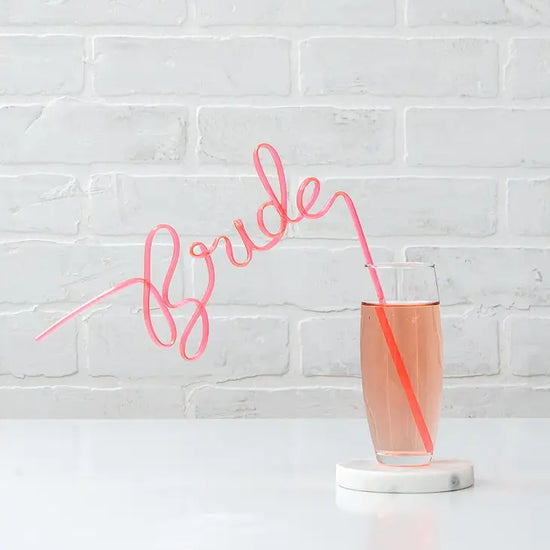 X-Large Bride Silly Straw