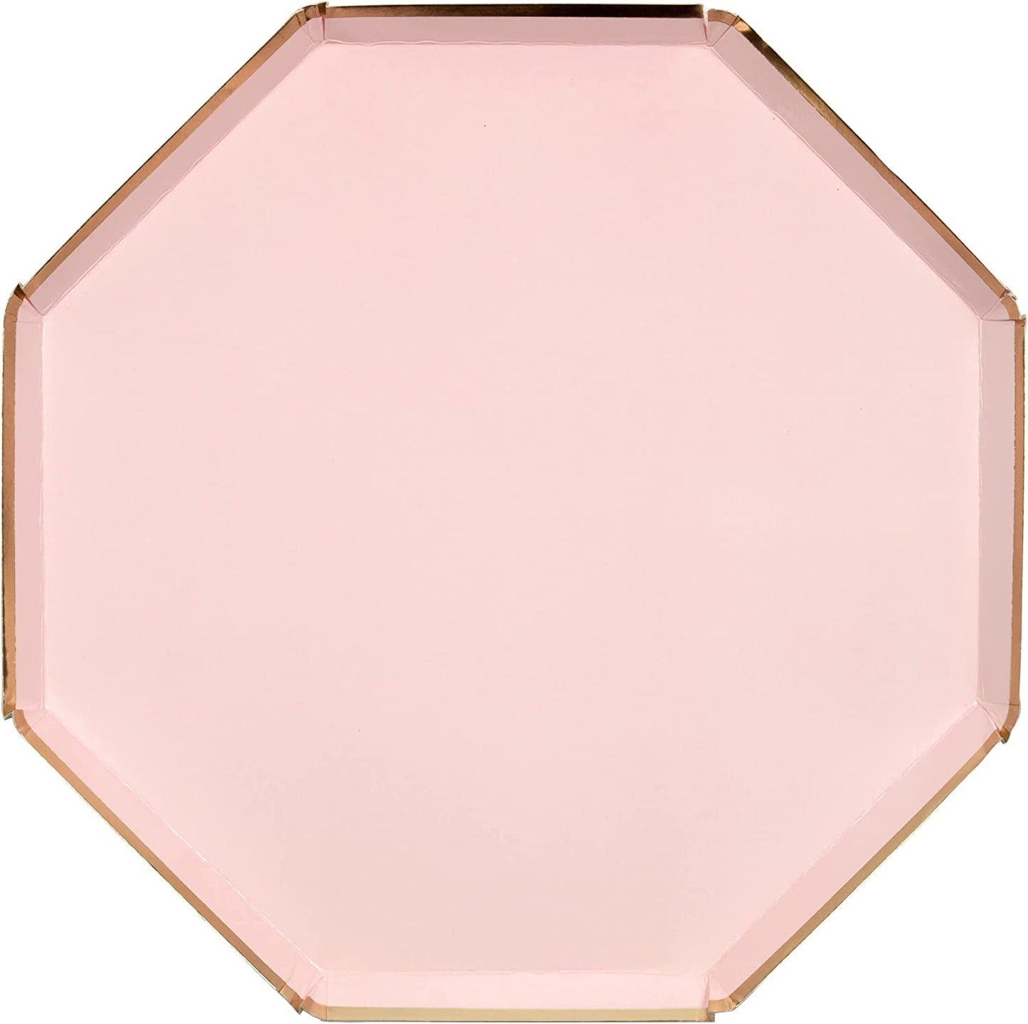 Dusty Pink Large Octagonal Plate