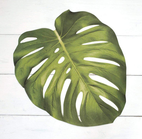 Load image into Gallery viewer, Die Cut Monstera Leaf Placemat
