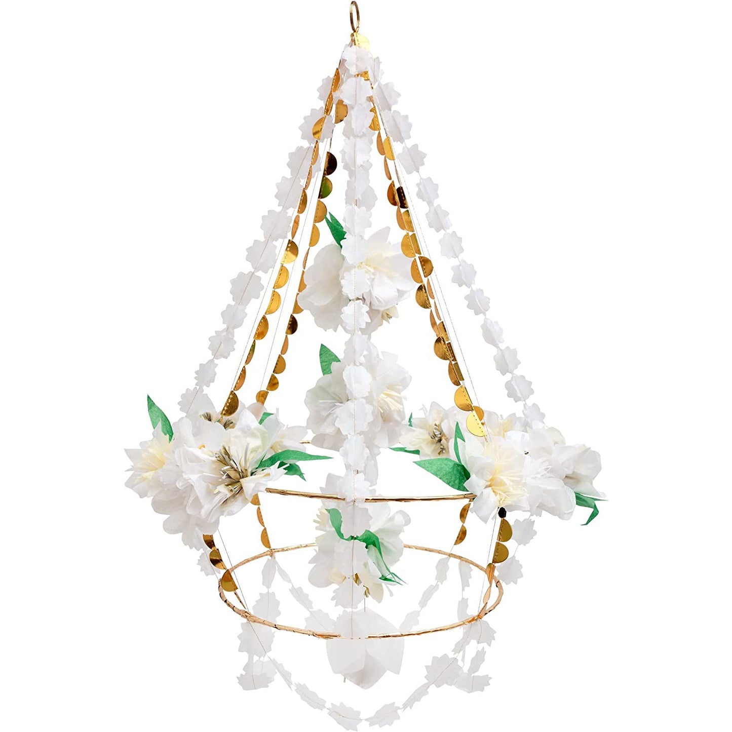 Load image into Gallery viewer, White Blossom Chandelier

