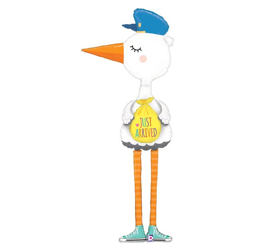 72" Baby Stork Special Delivery Balloon
