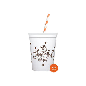 Thankful For You Kids Cups