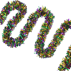 Mardi Gras Tinsel Garland