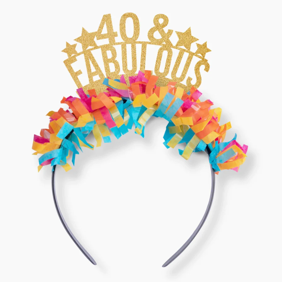 Load image into Gallery viewer, 40 &amp;amp; Fabulous Headband
