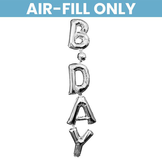 Load image into Gallery viewer, &amp;quot;B-Day&amp;quot; Vertical Phrase Mylar
