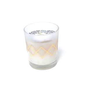 White Zig Zag Candle