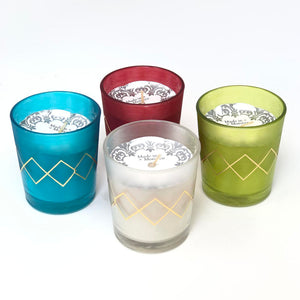 White Zig Zag Candle