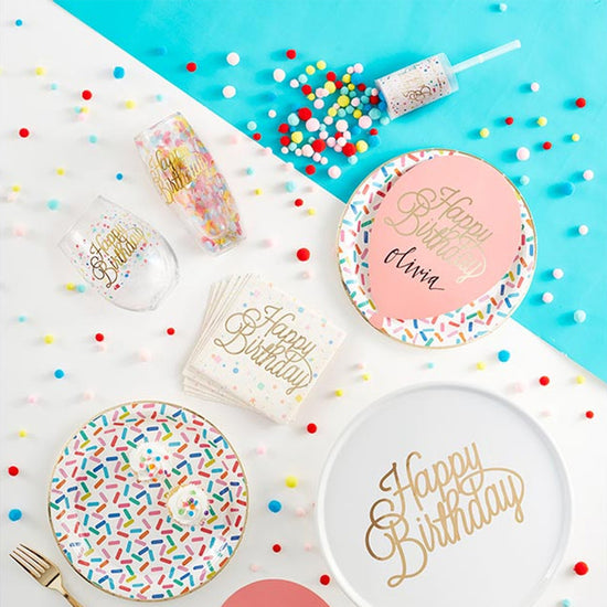 Birthday Pom Pom Party Popper