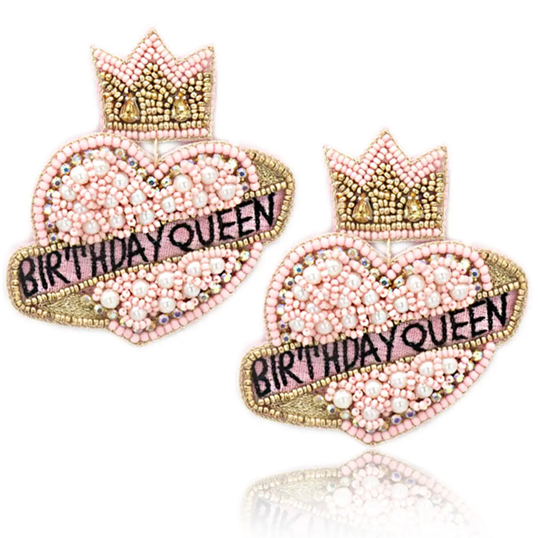 Birthday Queen Earrings