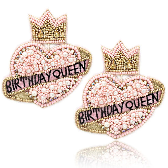 Load image into Gallery viewer, Birthday Queen Earrings
