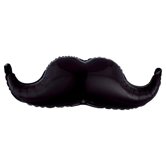 Load image into Gallery viewer, Black Mustache Mylar Balloon
