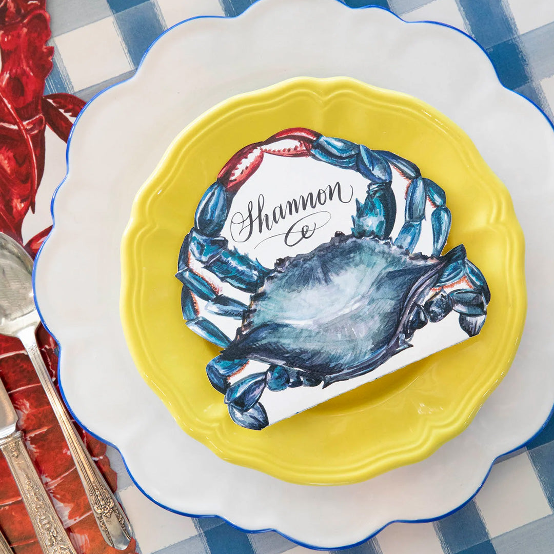 Blue Crab Place Cards