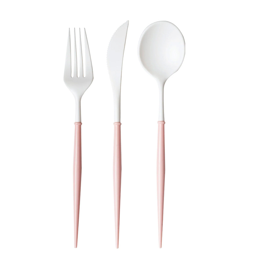 Blush Bella Plastic Cutlery