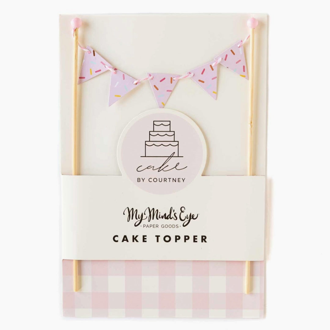 Bunting Cake Topper