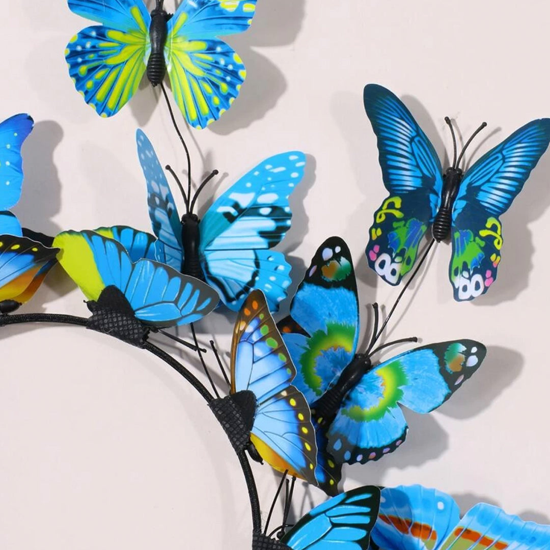 Butterfly Headband - Blue