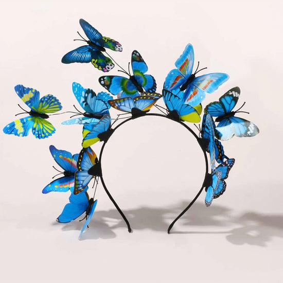 Butterfly Headband - Blue