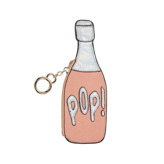 Load image into Gallery viewer, Pop Champagne Coin Purse

