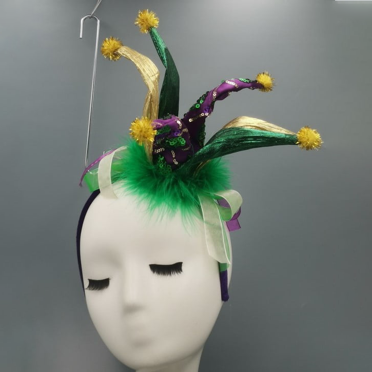 Crown Headband With Feathers