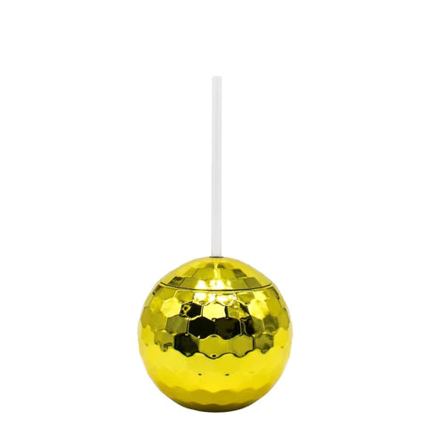 Gold Disco Ball Tumbler