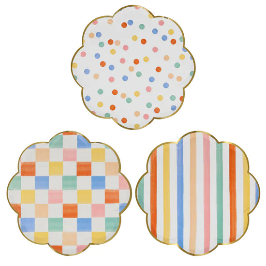 Colorful Patterns Side Plates
