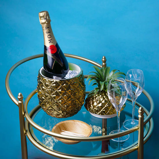 Gold Pineapple Ice Bucket