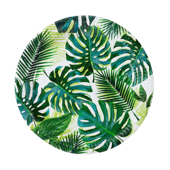 Load image into Gallery viewer, Fiesta Palm Leaf Paper Plates
