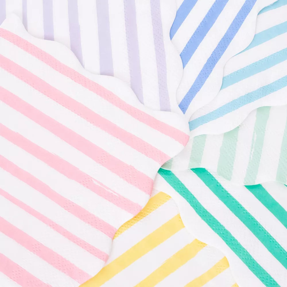 Mixed Stripe Small Napkin