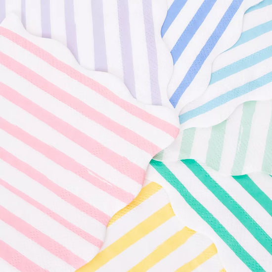 Mixed Stripe Small Napkin