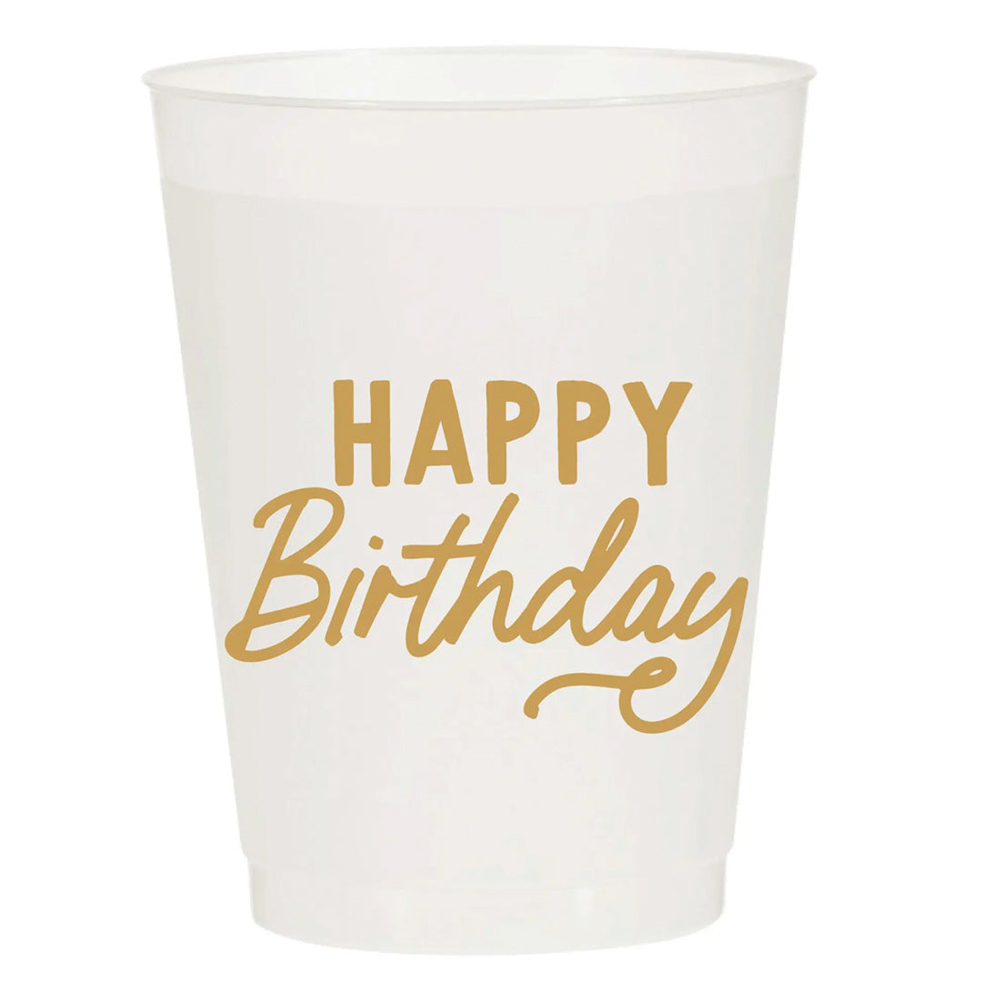 Happy Birthday Cups