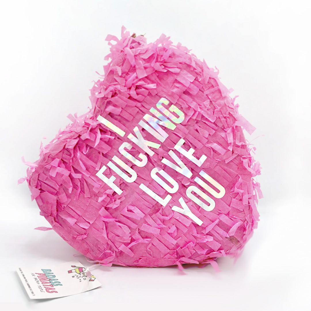 "I F*cking Love You" Heart Piñata